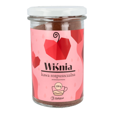 -50%Kawa rozpuszczalna Wiśniowa 130g(Data:18.12.2025)