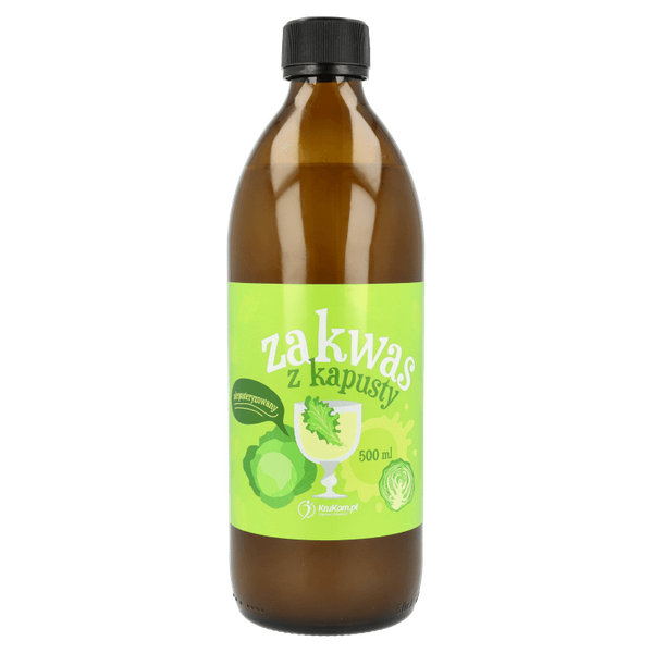Zakwas z kapusty niepasteryzowany 500ml