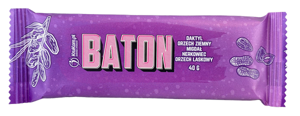 Baton Daktylowy z orzechami mix 40g