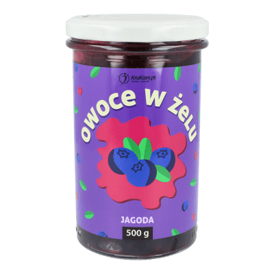 Frużelina Owoce w żelu Jagoda 500g
