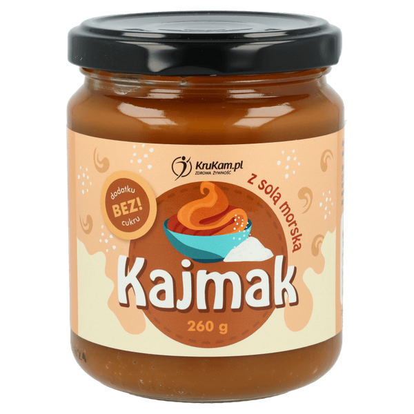 -50%Kajmak bez dodatku cukru z solą morską 260g (Data:09.03.2026)