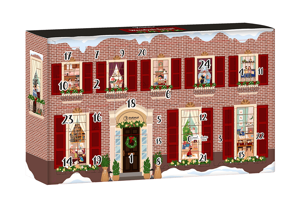 Duży Kalendarz Adwentowy KruKam 2025