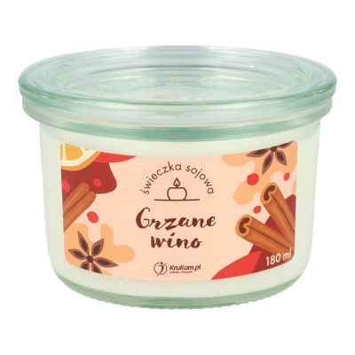 Świeczka sojowa Grzane Wino 150ml