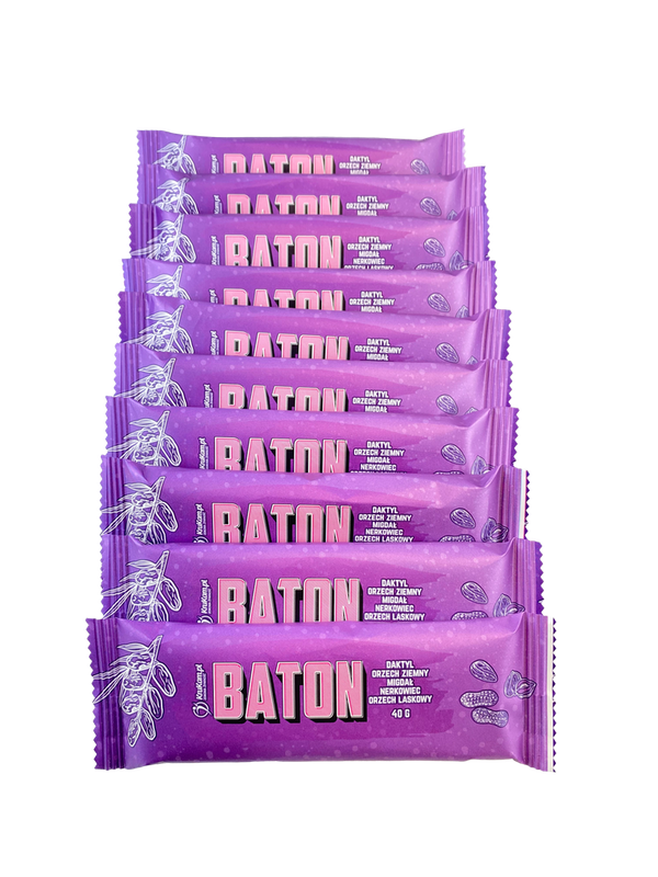 Zestaw Batonów daktylowych z orzechami 24 x 40g