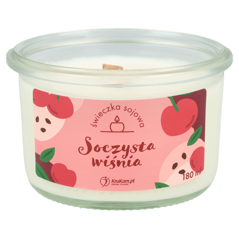 Świeczka sojowa Soczysta Wiśnia 150ml