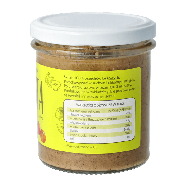 Pasta z orzechów laskowych 300g