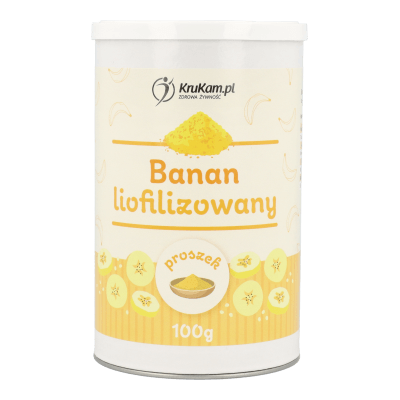 -30%Banan liofilizowany proszek 100g(Data:31..03.2026)
