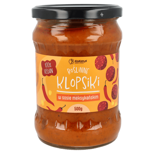 Roślinne klopsiki w sosie meksykańskim 500g