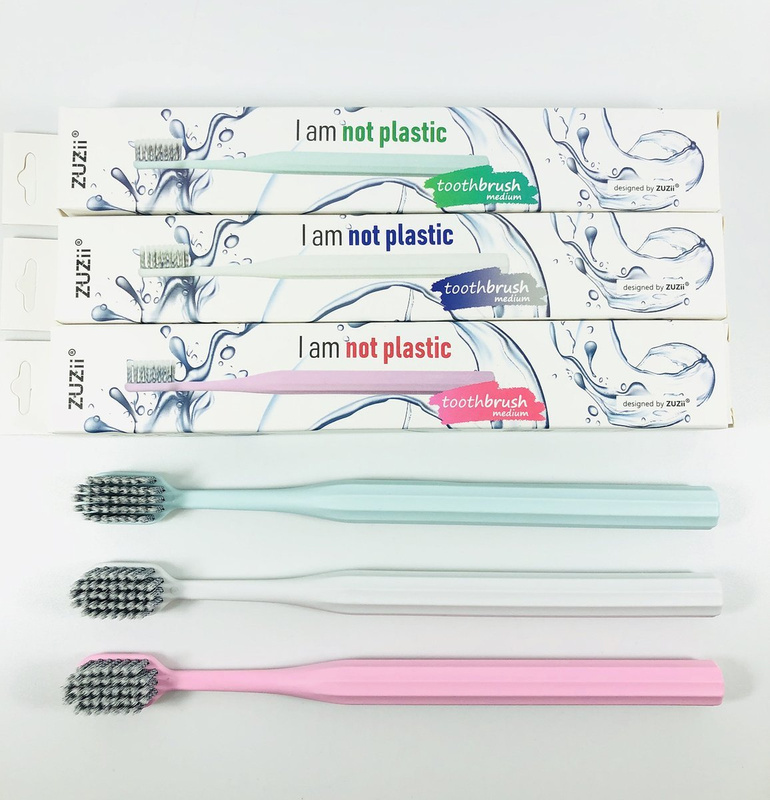 Zuzii szczoteczka do zębów z PLA biodegradowalna Miętowa