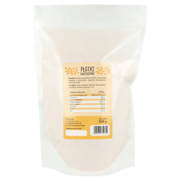 Płatki kukurydziane śniadaniowe 300g