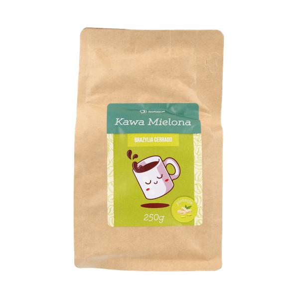 Kawa mielona Brazylia Cerrado pistacjowa 250g
