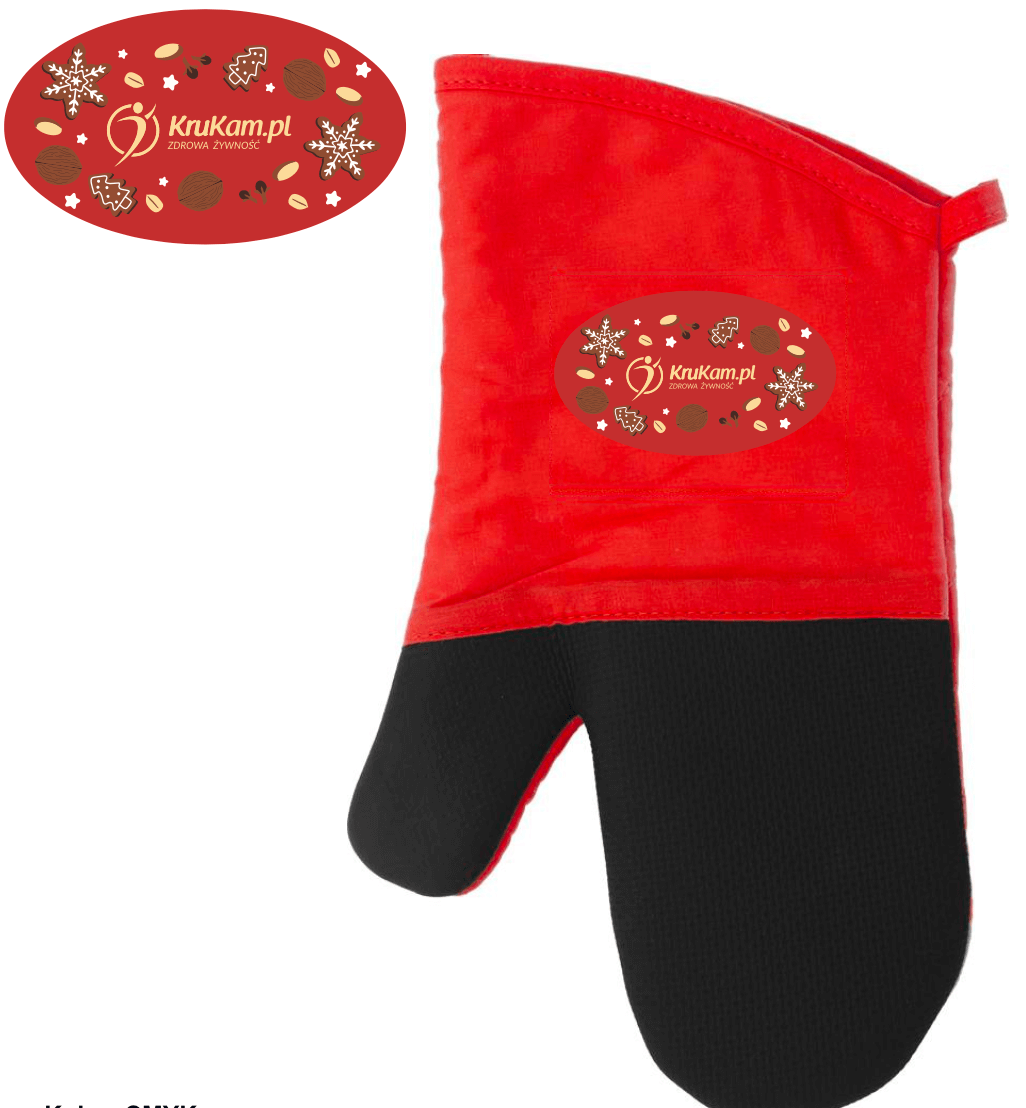 K2024 - Rękawica kuchenna z nadrukiem