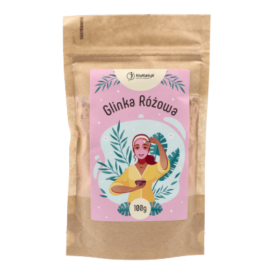 Glinka różowa 100g