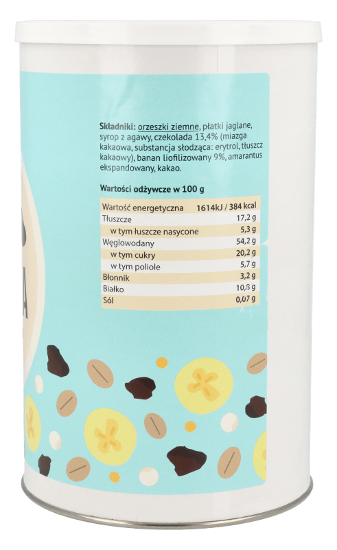 -75%Granola banan-czekolada 270g(Data:05.11.2025)