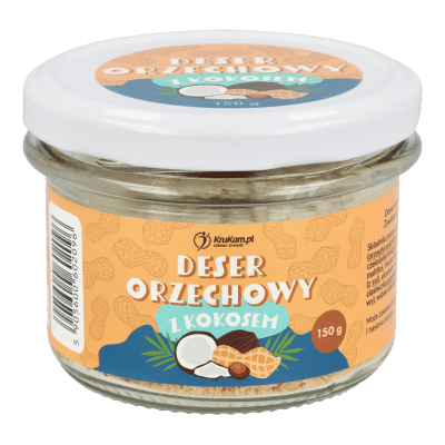 Deser orzechowy z kokosem 150g