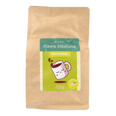 Kawa mielona Brazylia Cerrado pistacjowa 250g