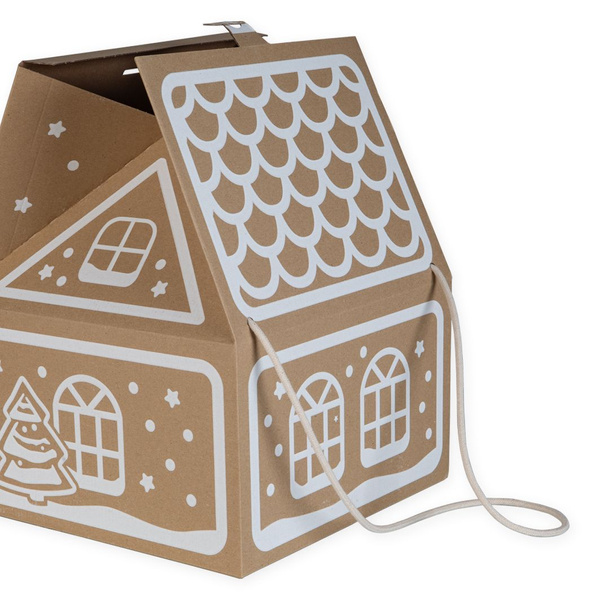 Karton świąteczny domek