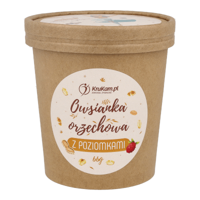 Marta Gorąca Owsianka orzechowa z poziomkami 66g