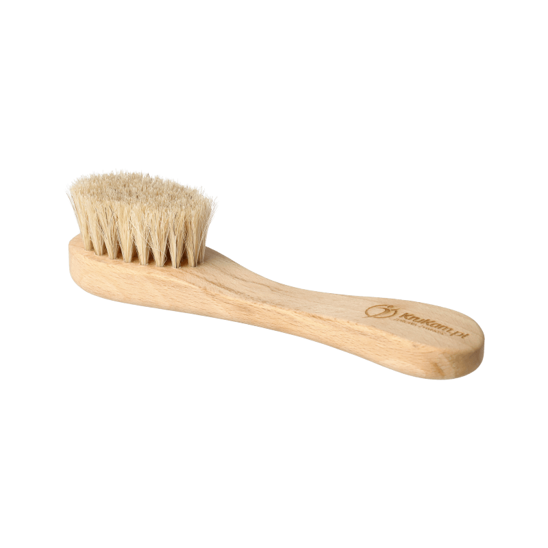 Szczotka do twarzy z włosia końskiego