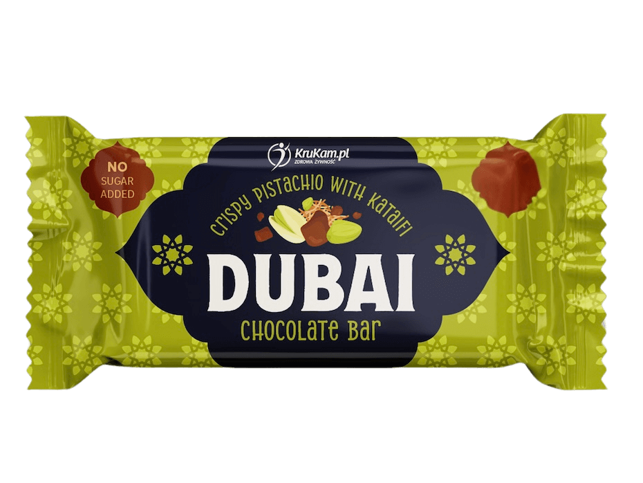 -50%Dubai Chocolate Bar 37g Baton dubajski czekoladowy(suche nadzienie)