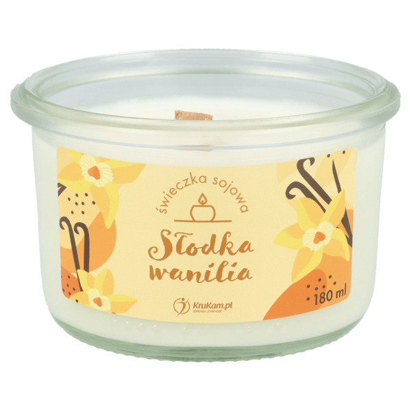 Świeczka sojowa Słodka Wanilia 150ml