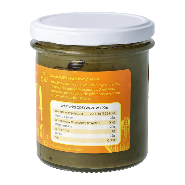 Pasta dyniowa 300g z pestek dyni