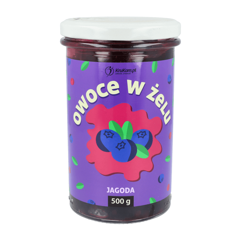 Frużelina Owoce w żelu Jagoda 500g