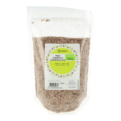 Mąka migdałowa nieblanszowana 500g 