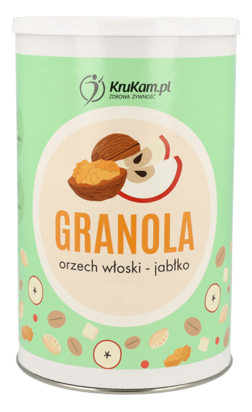 Granola orzech włoski-jabłko 270g  data 06.12.2025