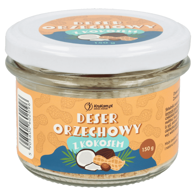 Deser orzechowy z kokosem 150g