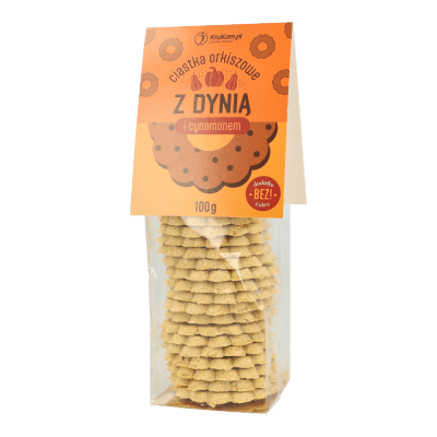 Ciasteczka orkiszowe z dynią i cynamonem 100g