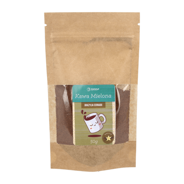 Kawa mielona Brazylia Cerrado waniliowa 50g