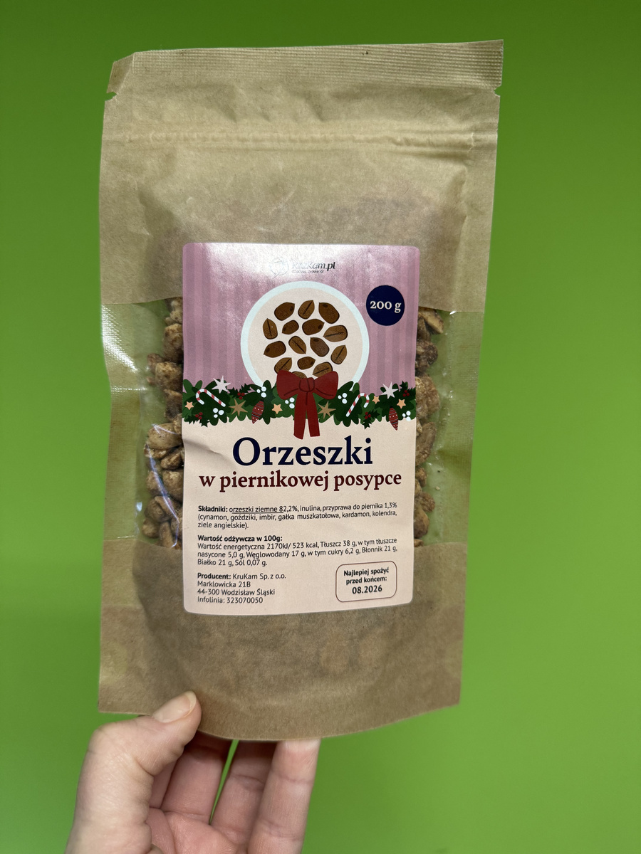 K2025 Orzeszki w piernikowej posypce 200g