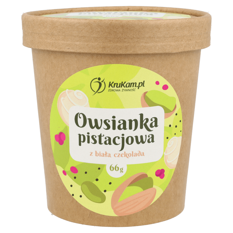 Owsianka pistacjowa z białą czekoladą 66g