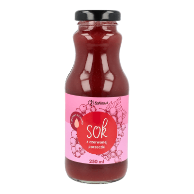 Sok z czerwonej porzeczki 250ml