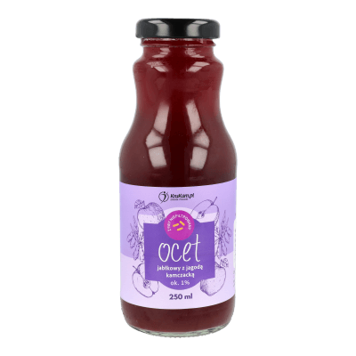 Ocet jabłkowy z jagodą kamczacką 250ml