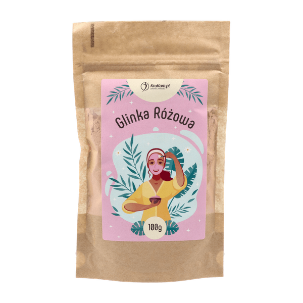 Glinka różowa 100g