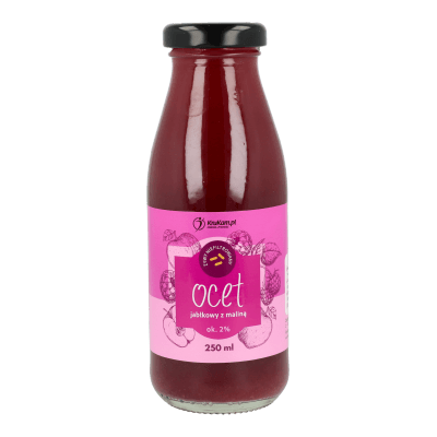Ocet jabłkowy z malinami 250ml