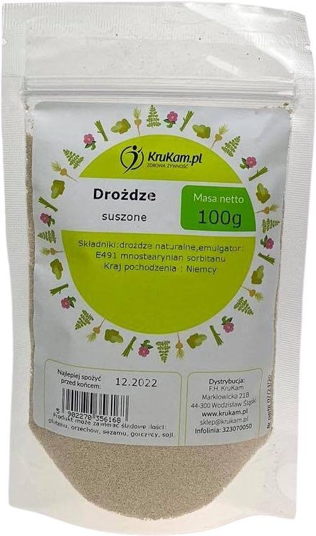 -30%Suche drożdże piekarskie instant 100g (Data:12.2025)