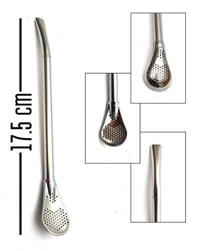 Matero stalowe Termo Moderna Verde zielone 350 ml z bombillą