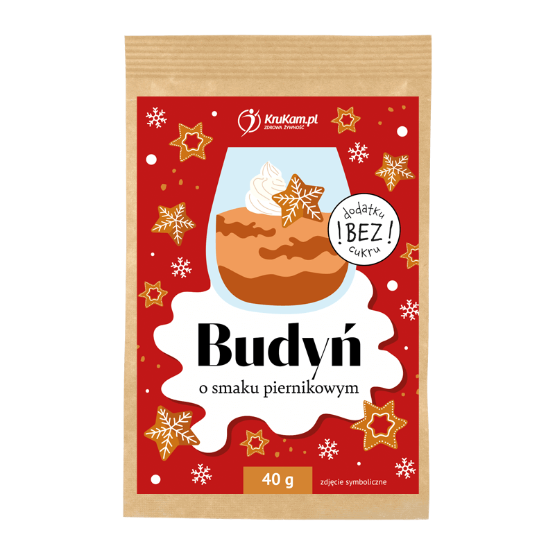 Budyń o smaku piernikowym 40g bez dodatku cukru 