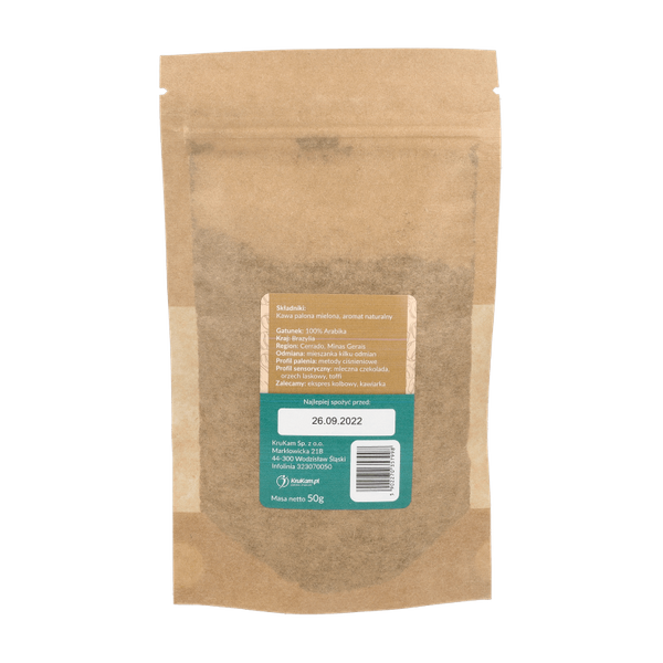 Kawa mielona Brazylia Cerrado orzechowa 50g
