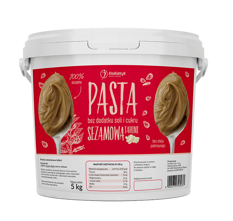 Pasta sezamowa Tahini wiadro 5kg