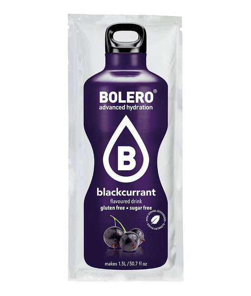 Bolero Blackcurrant ze stewią 9g BOX 12szt.