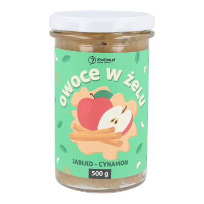 Frużelina Owoce w żelu Jabłko z cynamonem 500g