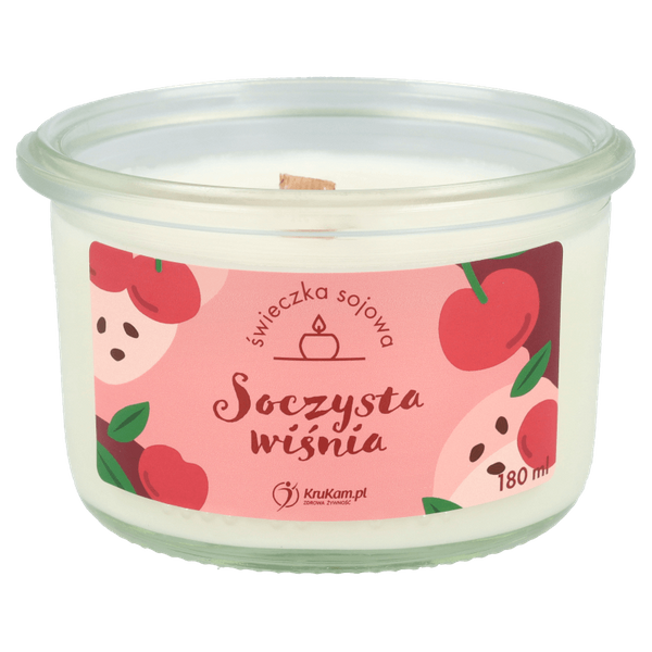 Świeczka sojowa Soczysta Wiśnia 150ml