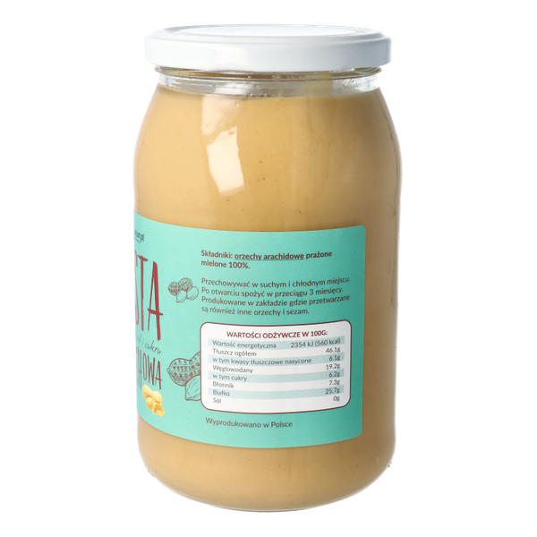 Pasta Orzechowa 100% 900g