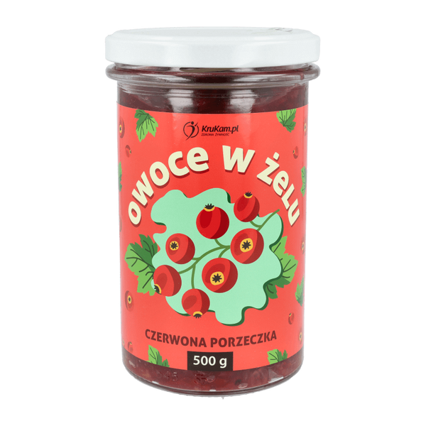 -30%Frużelina Owoce w żelu Czerwona porzeczka 500g(Data:08.02.2026)