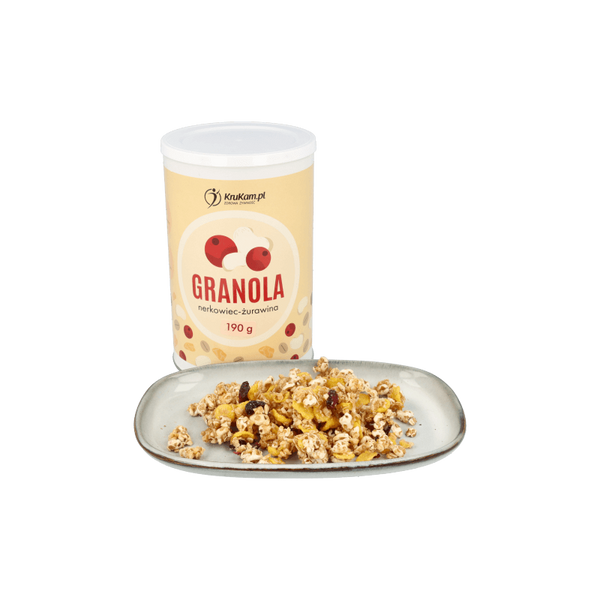 -30%Granola nerkowiec-żurawina 190g(Data:06.12.2025)