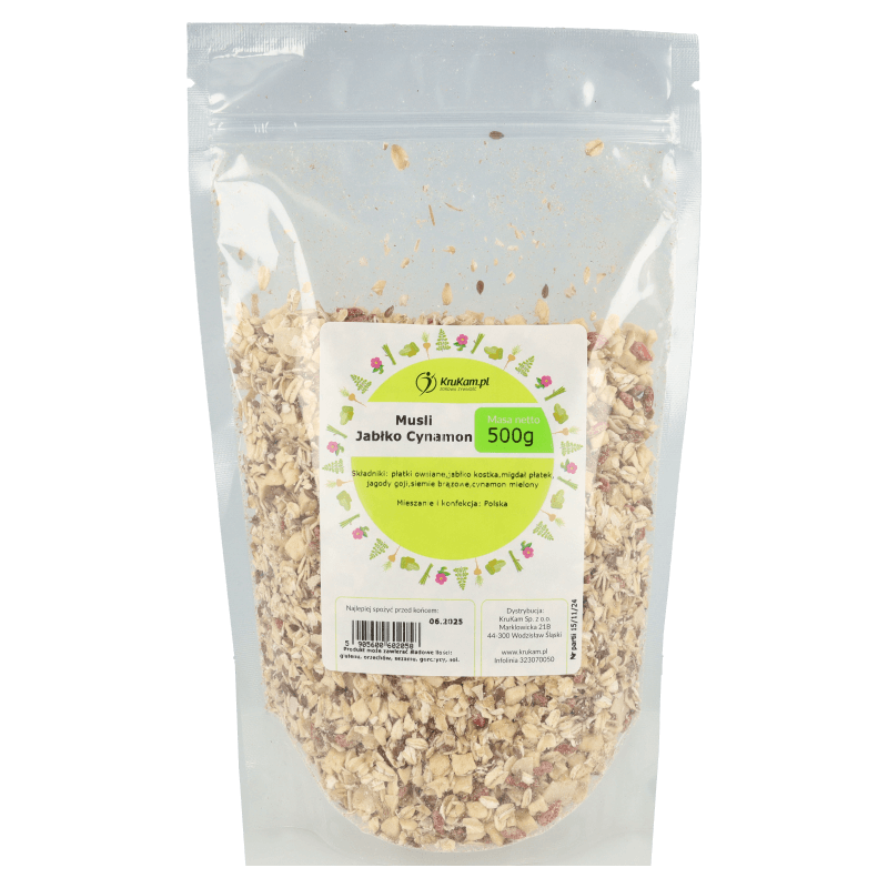 Musli jabłkowe z cynamonem 500g